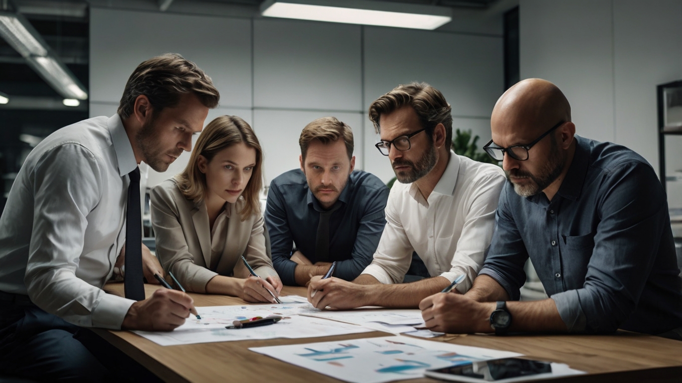Equipe de especialistas financeiros da AudiFin
